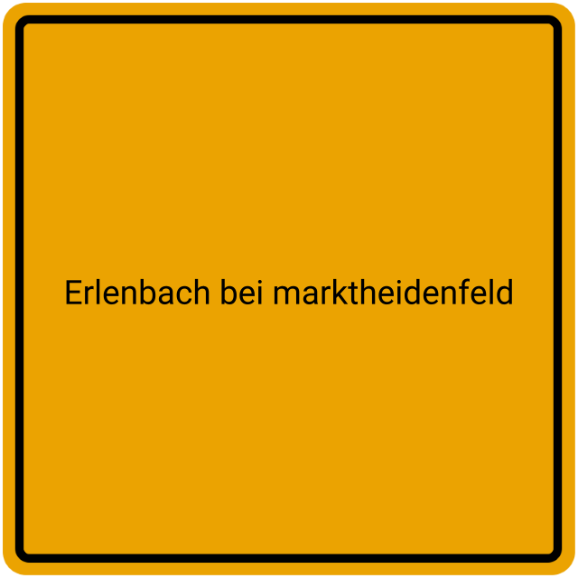 Meldebestätigung Erlenbach bei Marktheidenfeld